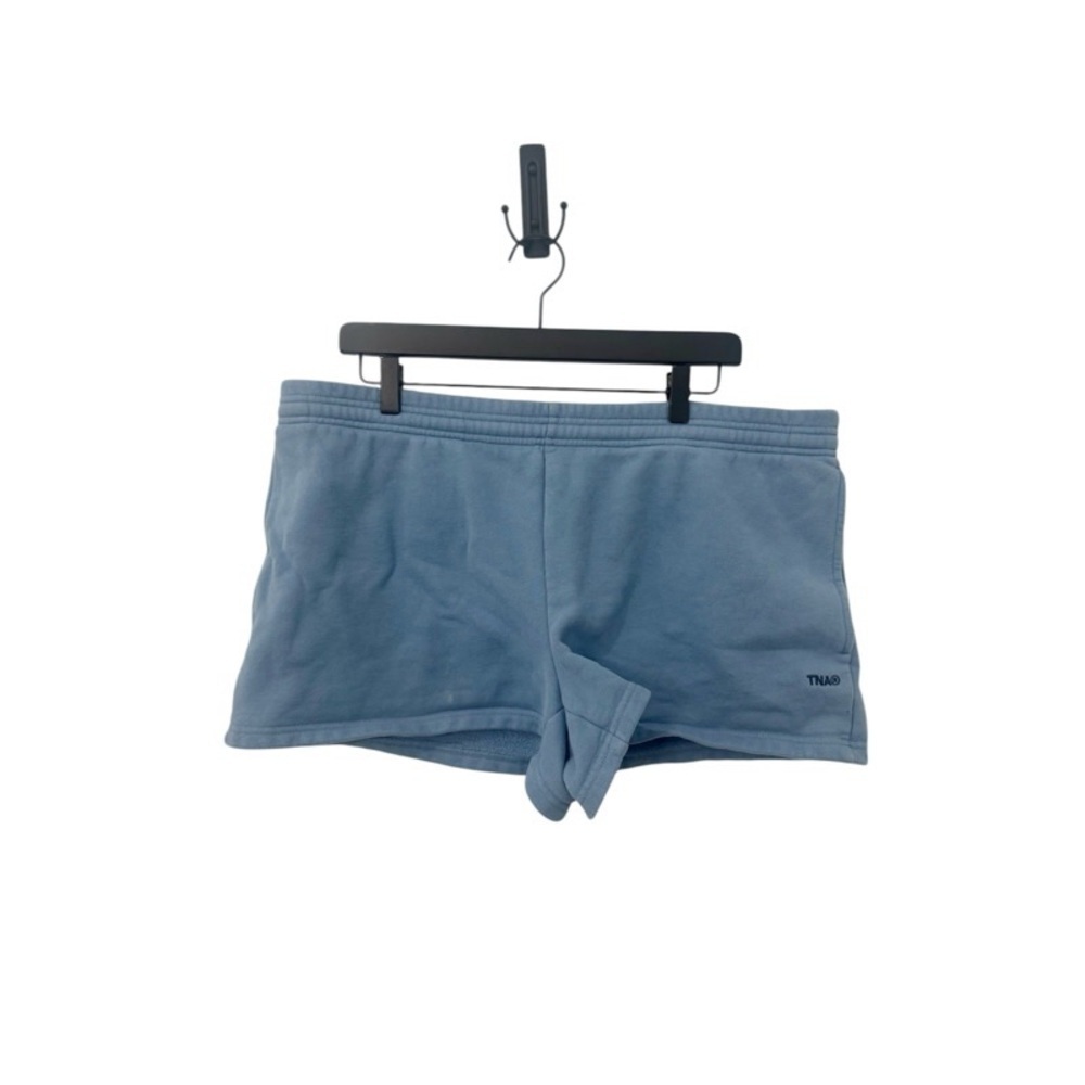 ARITZIA TNA Sweatfleece Cozy Fleece Shorts in Blue